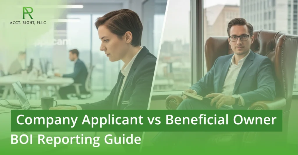 Company Applicant vs Beneficial Owner