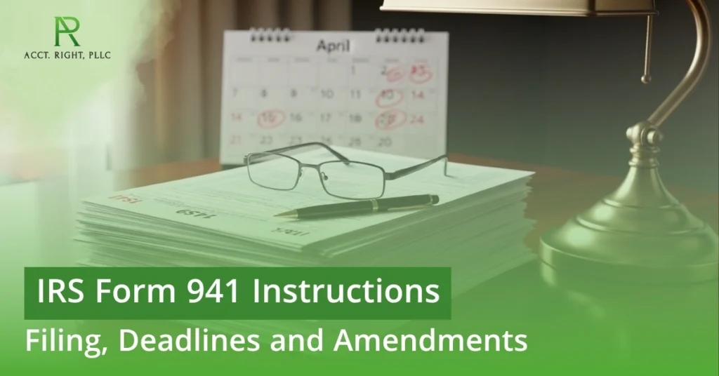 IRS Form 941 Instructions