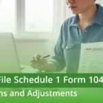 How to File Schedule 1 Form 1040