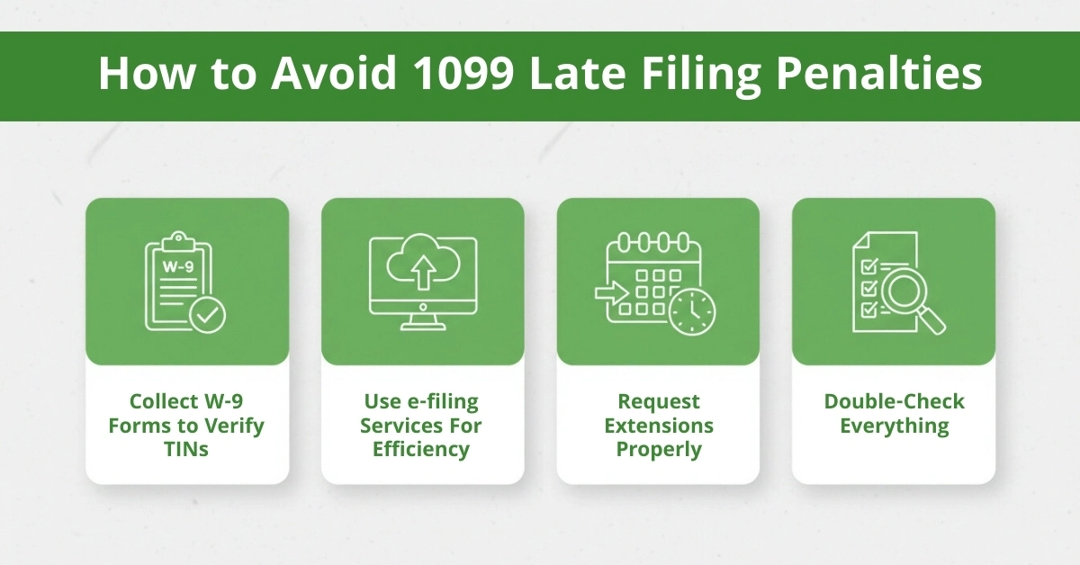 How to Avoid 1099 Late Filing Penalties