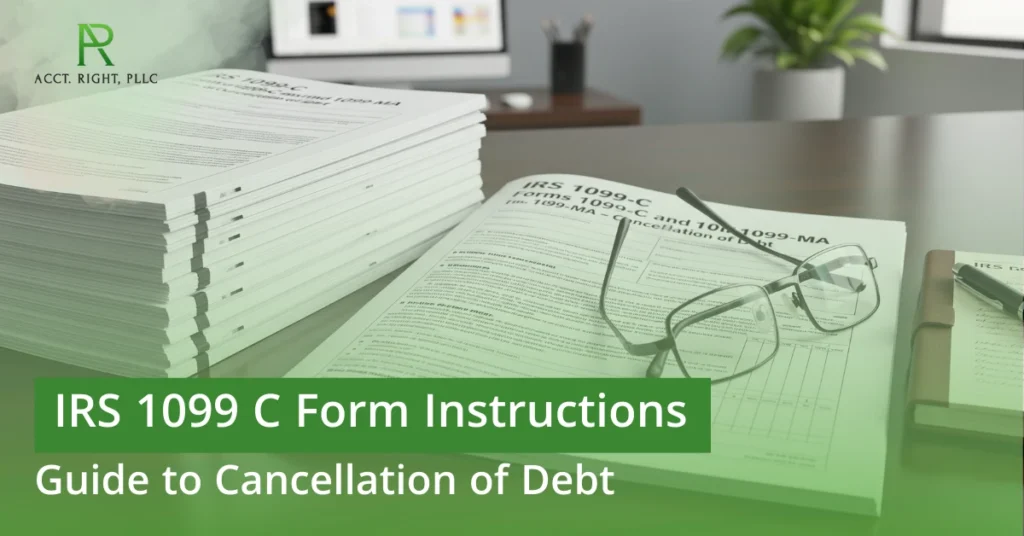 IRS 1099 C Form Instructions