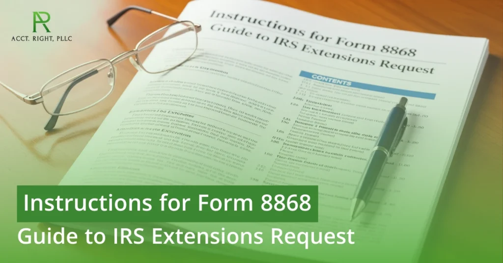 Instructions for Form 8868